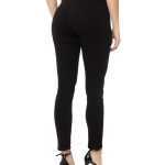 Jeans Corazón Cintura Alta Skinny / color negro