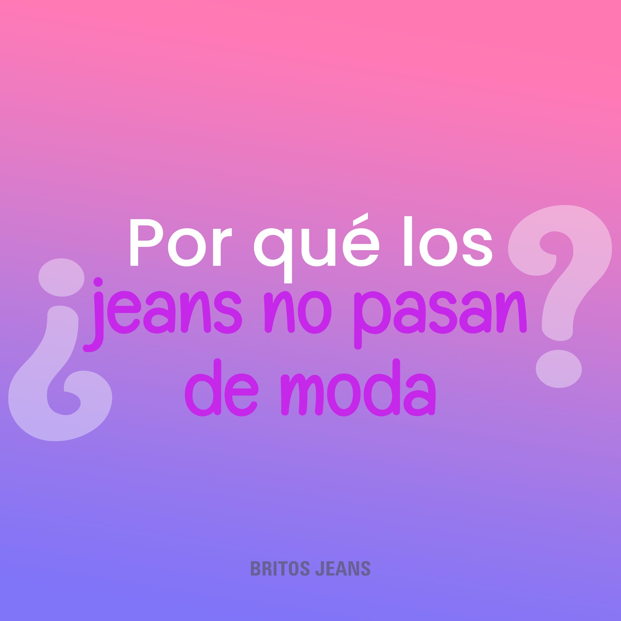 Pantalones de mezclilla