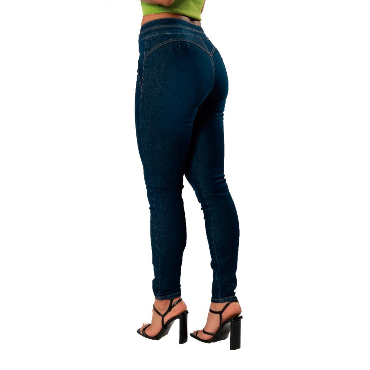 Jeans Corazón Cintura Alta Skinny