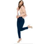 Jeans Corazón Cintura Alta Skinny / color azul oscuro
