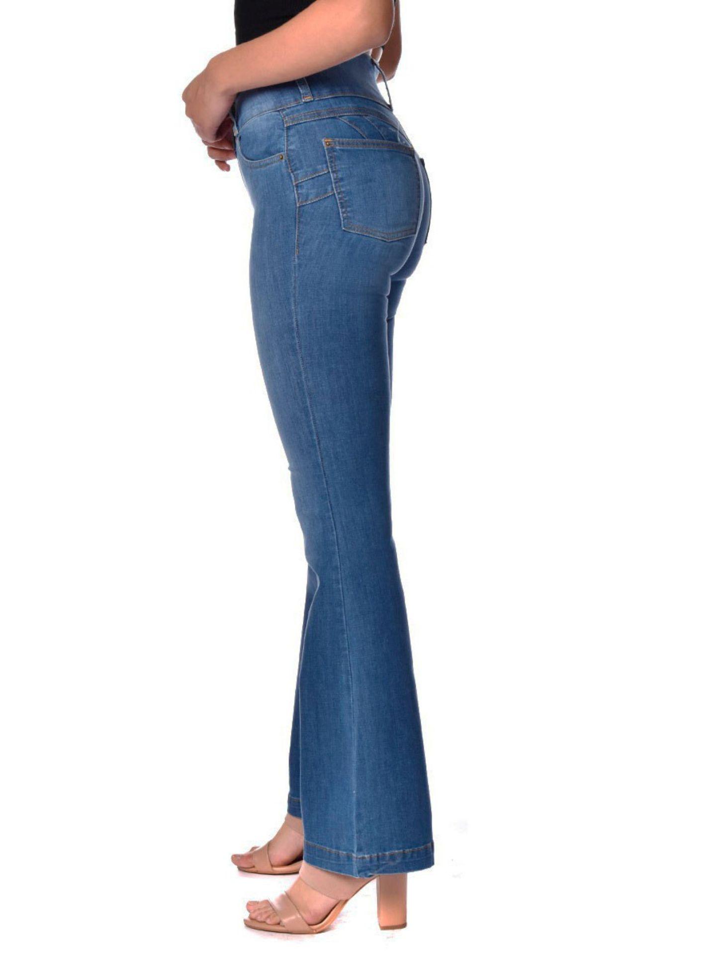 Pant. Moda Cintura Magic Campana Stone Medio con L03 y PSL