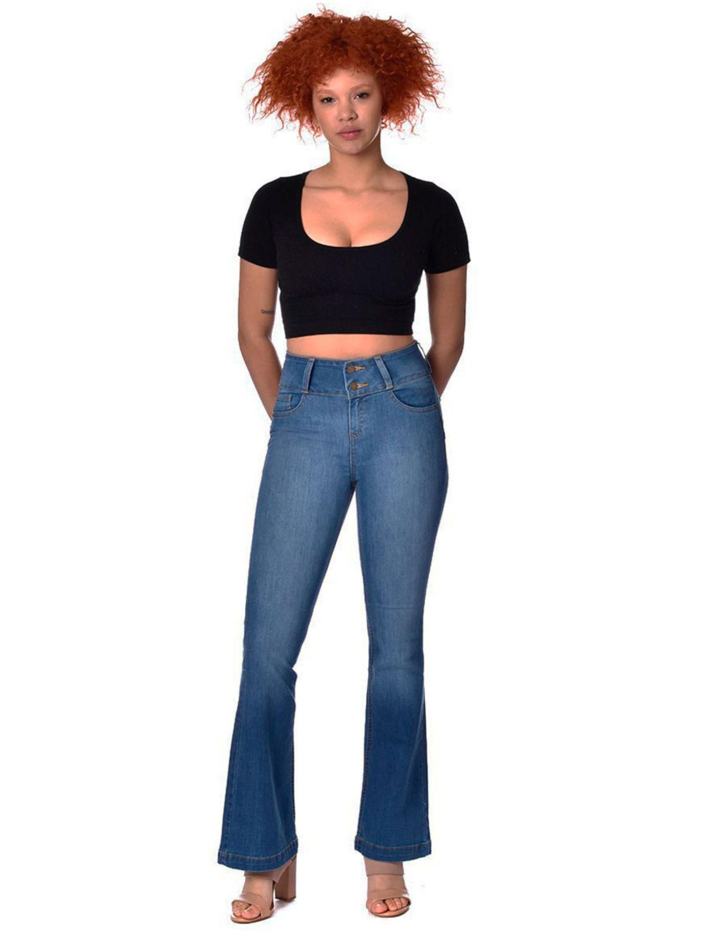 Pant. Moda Cintura Magic Campana Stone Medio con L03 y PSL