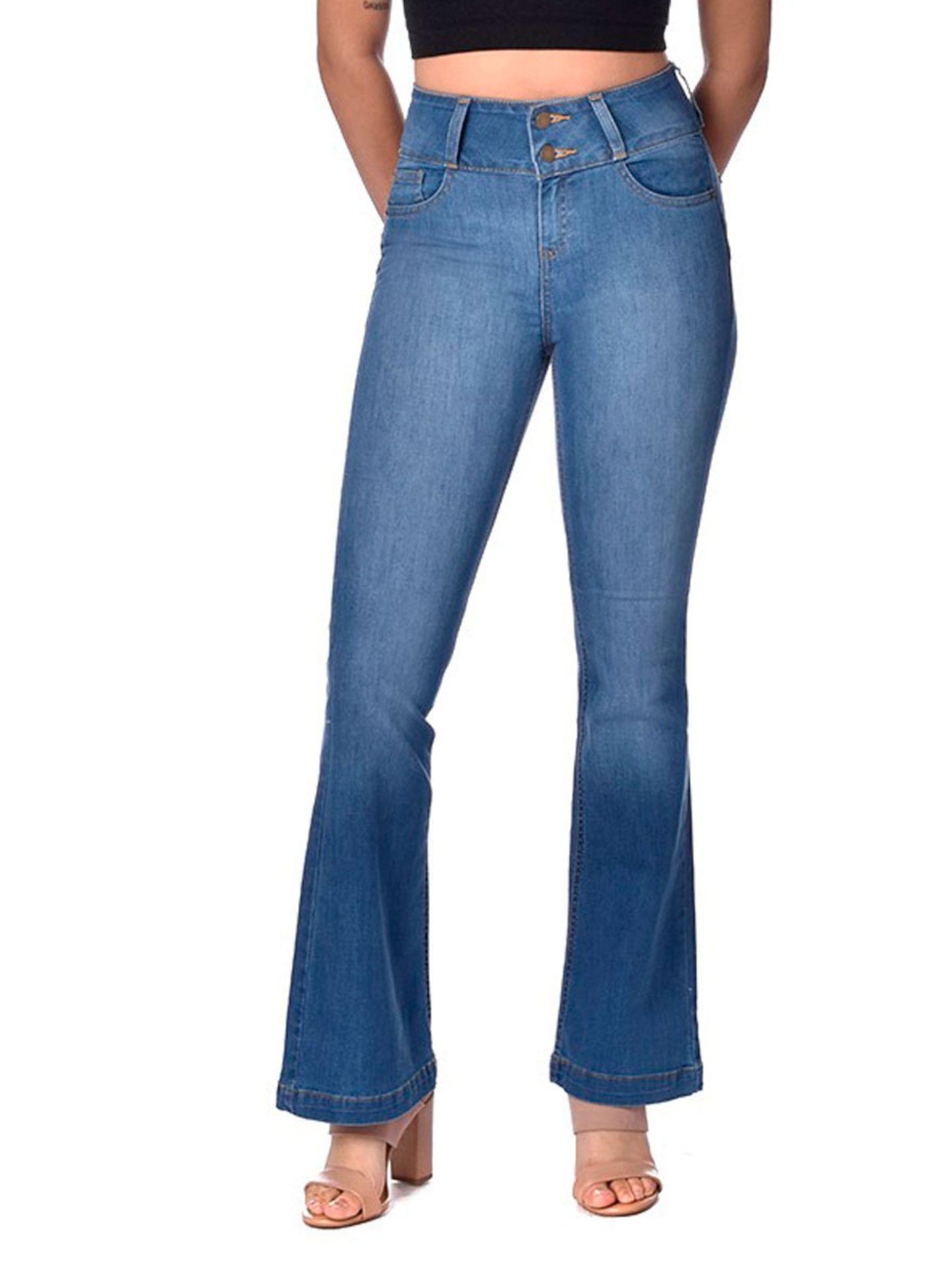 Pant. Moda Cintura Magic Campana Stone Medio con L03 y PSL