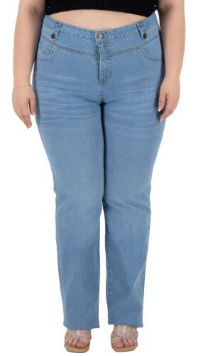 Pantalón Recto Justo a tu medida Mujer Curvy 501663